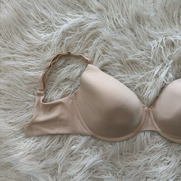 Skims Fits Everybody T-shirt Demi Bra Sand Size 34DDD - Picture 2 of 7